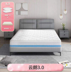 【云朗3.0】喜临门独立袋弹簧床垫乳胶软硬两用家用透气防螨(床垫)